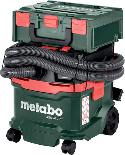 Metabo ASA 20 L PC Staubsauger Flüssigkeiten / Feststoffe 1200W mit Kunststoff Behälter 20Es