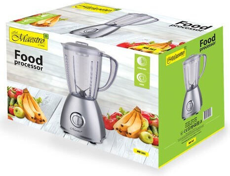 Maestro MR-565 Блендер с Пластмасова Каната 1,5 л 350W Inox