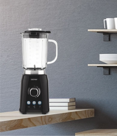 Zelmer Μπλέντερ με Γυάλινη Κανάτα 1.75 lt 1200W Μαύρο ZSB4799B