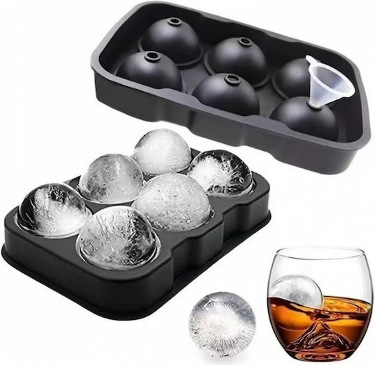 Ice Cube Mold Round Silicone 6 Slots 283000033