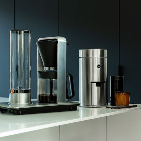 Wilfa Elektrische Kaffeemühle 80W und 41 Mahlstufen Silber