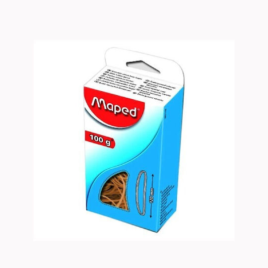 Maped в Кутия 120mm 100gr Гумени пръстени за опаковане с диаметър 120мм Кафяв 100гр