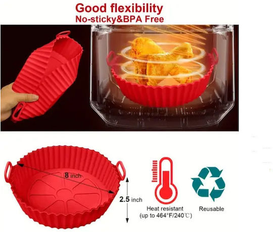 Newest Φόρμα Σιλικόνης για Air Fryer 20x20εκ.