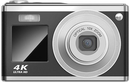 Rollei Compactline 10x Compact Φωτογραφική Μηχανή 20MP Οπτικού Ζουμ 10x με Οθόνη 2.8" και Ανάλυση Video Full HD (1080p) Μαύρη
