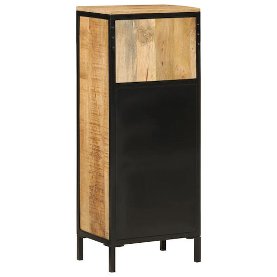 vidaXL Holz Badezimmerschrank B40xT27xH90cm Braun