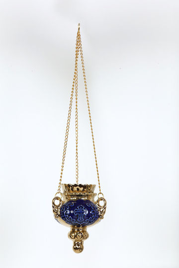 Hanging Oil Lamp Ceramic 44x10x10εκ. INK-401