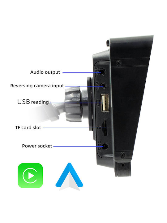 Kirosiwa Car Audio System (Bluetooth/USB/AUX/WiFi/GPS/Apple-Carplay/Android-Auto) with Touch Screen 11"