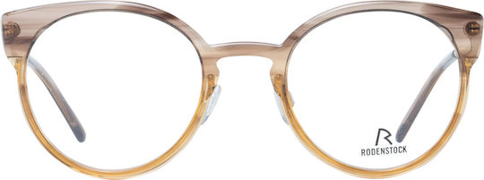 Rodenstock Γυναικείος Κοκκάλινος Σκελετός Γυαλιών Γκρι R5330 B