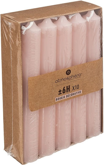 Atmosphera Aromatic Pillar Pink 10 Pieces