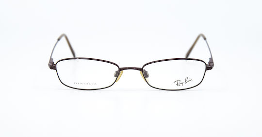 Ray Ban Γυναικείος Μεταλλικός Σκελετός Γυαλιών Μπορντό RB8524 1025