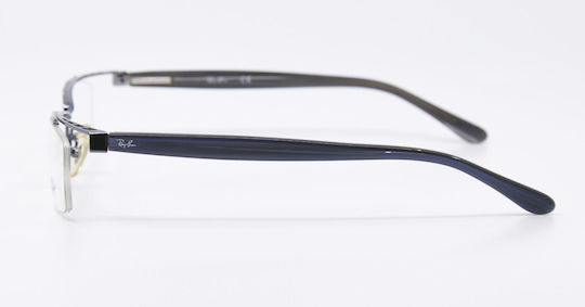 Ray Ban Ανδρικός Μεταλλικός Σκελετός Γυαλιών Ασημί RB6115 2507