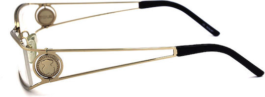Tous Metal Eyeglass Frame Gold VTO211 0300