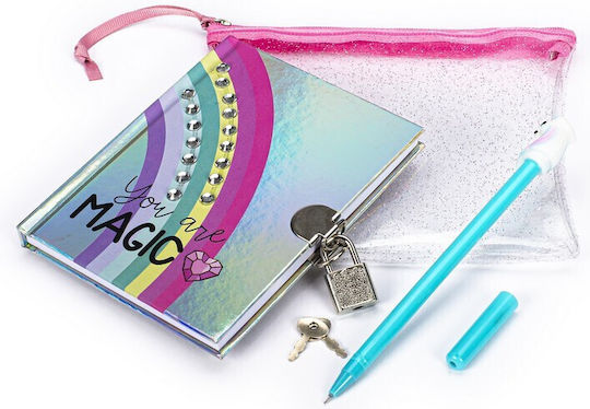Tri-Coastal Design Magic Caiet Cu Suport Pentru Stilou Și Lacăt