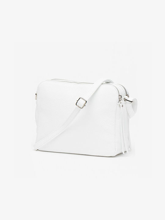 Pierre Cardin Leather Women's Bag Shoulder White