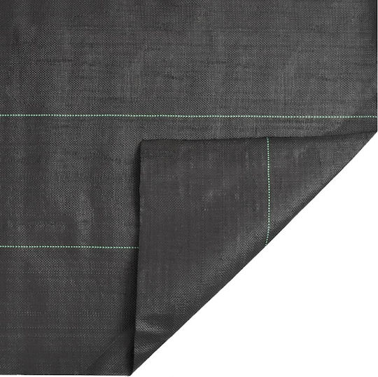 vidaXL 4005237 Ground Cover Fabric 150gr/m² 4x50m Black