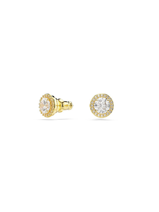 Swarovski Earrings Gold Plated with Diamond