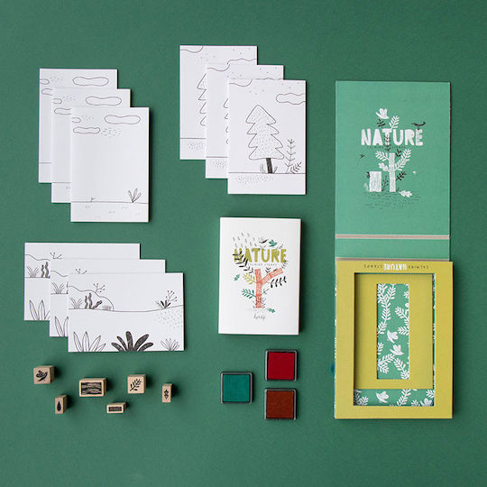 Londji Stamps Set Nature for Children 3+ years Years