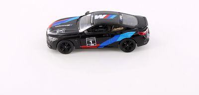 Kinsmart 1:38 Μεταλλικό Αγωνιστικό Bmw M8 Competition Coupe Livery Edition Μαύρο Ανοιγόμενες Πόρτες Kt5425ra