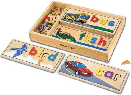 Παιδικό Puzzle First Words 4pcs Melissa & Doug