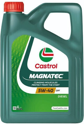 Castrol Magnatec Car Lubricant 5W-40 B4 / C3 4lt for Diesel Engine