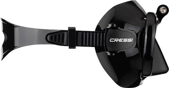 CressiSub Silicone Diving Mask Metis Action Black