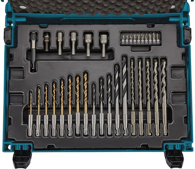 Makita Set of 65 Drills for Masonry και Metal