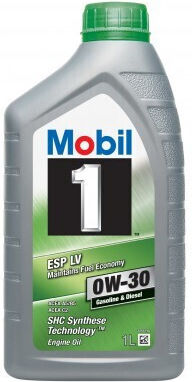 Mobil ESP LV Συνθετικό Λάδι Αυτοκινήτου 0W-30 1lt