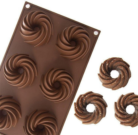 Orion Bakeware Tins & Trays for Cupcakes/Muffins made of Silicone 3x17x3cm