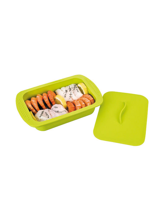 Ibili Cutie pentru Mâncare Plastic Verde 1000ml 1buc
