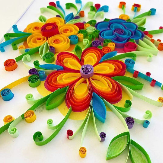 Creative Quilling Flowers Kit
