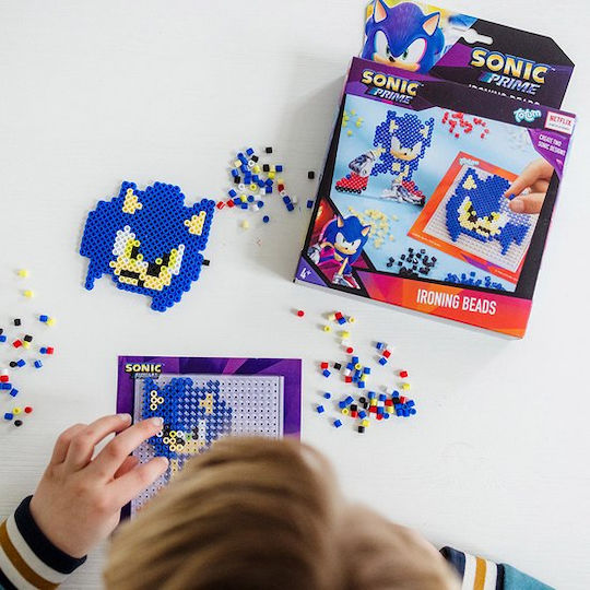 Creative Diy Bead Ironing Art Set Sonic Prime