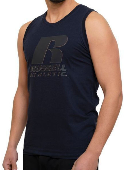 Russell Athletic Singlet Herren Sportliches Ärmelloses Shirt BLUE