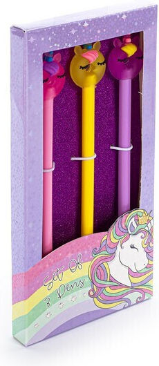 Tri-Coastal Design Unicorn Στυλό Ballpoint 3τμχ