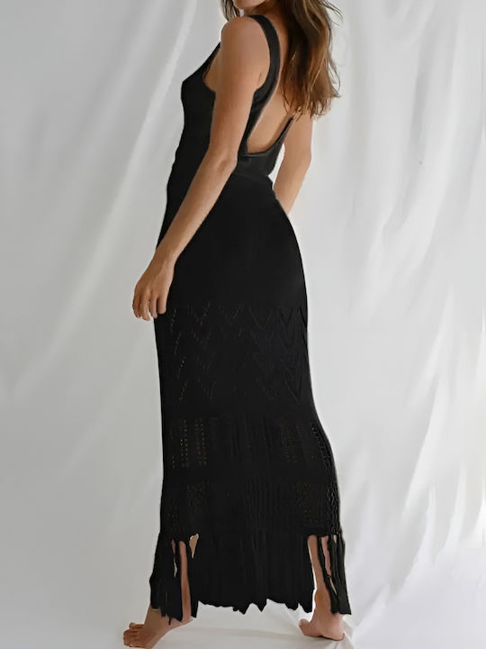 Chicret Knitted Dress All Day Black