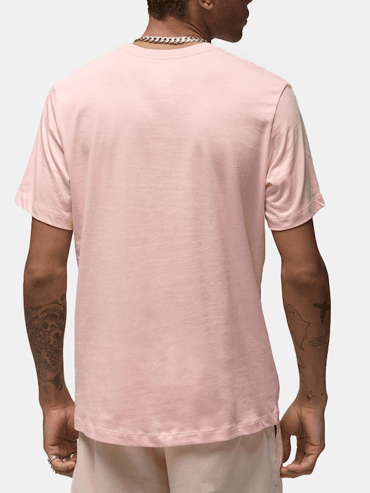 Jordan Ανδρικό T-shirt Κοντομάνικο Pink