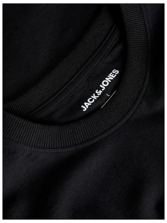 Jack & Jones Мъжко Тениска с Къс Ръкав Black