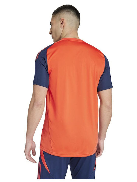 Adidas Men's Athletic T-shirt Short Sleeve Orange