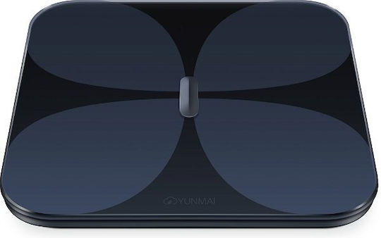 Yunmai Smart Cantar cu Bluetooth in culoare Negru