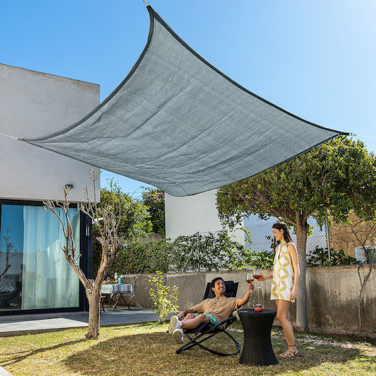 InnovaGoods Rectangular Shade Sail Gray 2x3m