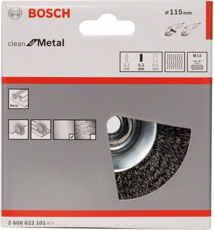 Bosch 2608622101 Wire Brush for Angle Grinder 115mm