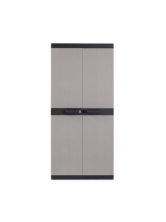 Double Door Wardrobe Plastic 89x54x190cm