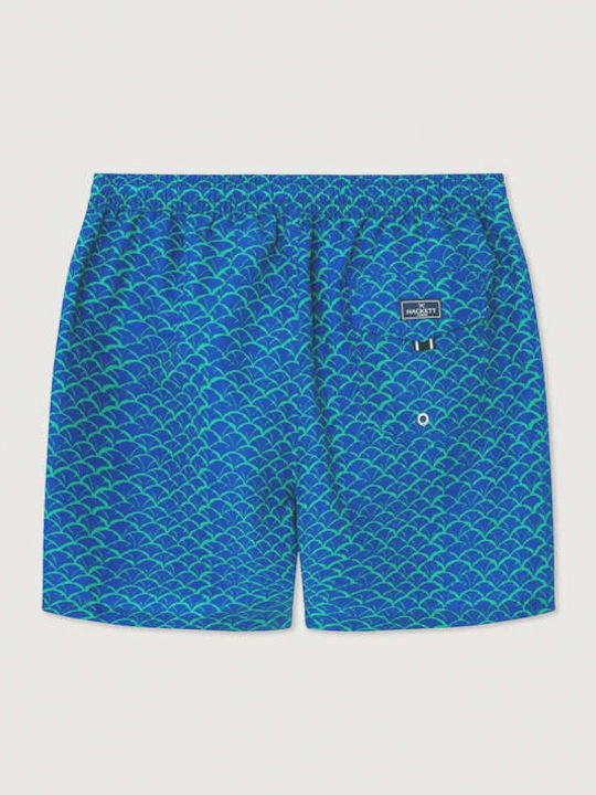 Herren Badebekleidung Shorts Blau mit Mustern