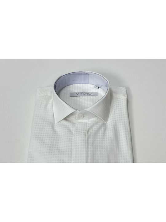 Vittorio Artist Men's Shirt Cotton White