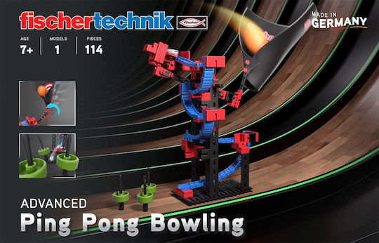 Fischer Technik Jucărie de Construcție Ping Pong Bowling pentru Copii 3+ ani+ Ani