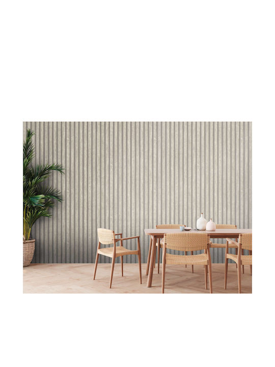 Wall Wallpaper Vinyl Beige 1000x53cm Washable