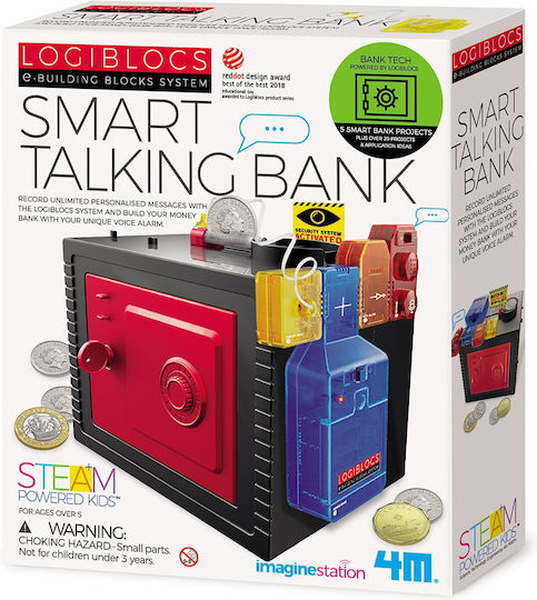 Logiblocs Safe With Voice Alarm Εκπαιδευτικό Παιχνίδι Μηχανικής