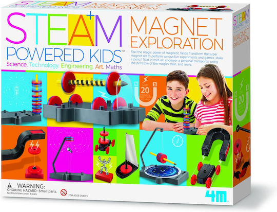 4M Magnetic Exploration, Steam Kids Joc Educațional Mecanic pentru 8+ Ani