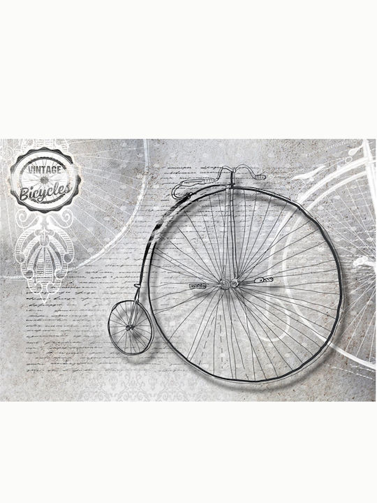 Fototapet de Perete Vintage Bicycles Black White 150x105 Tesatura