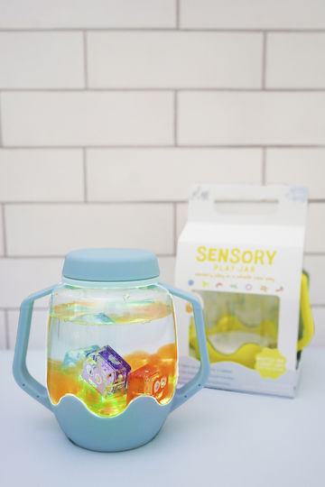 Sensory Play Jar Blue