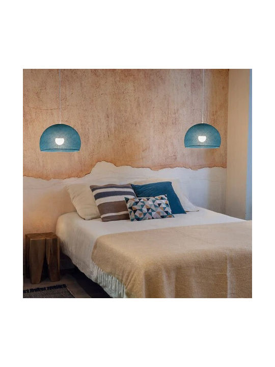La Case de Cousin Paul Pendant Light Blue 38cm